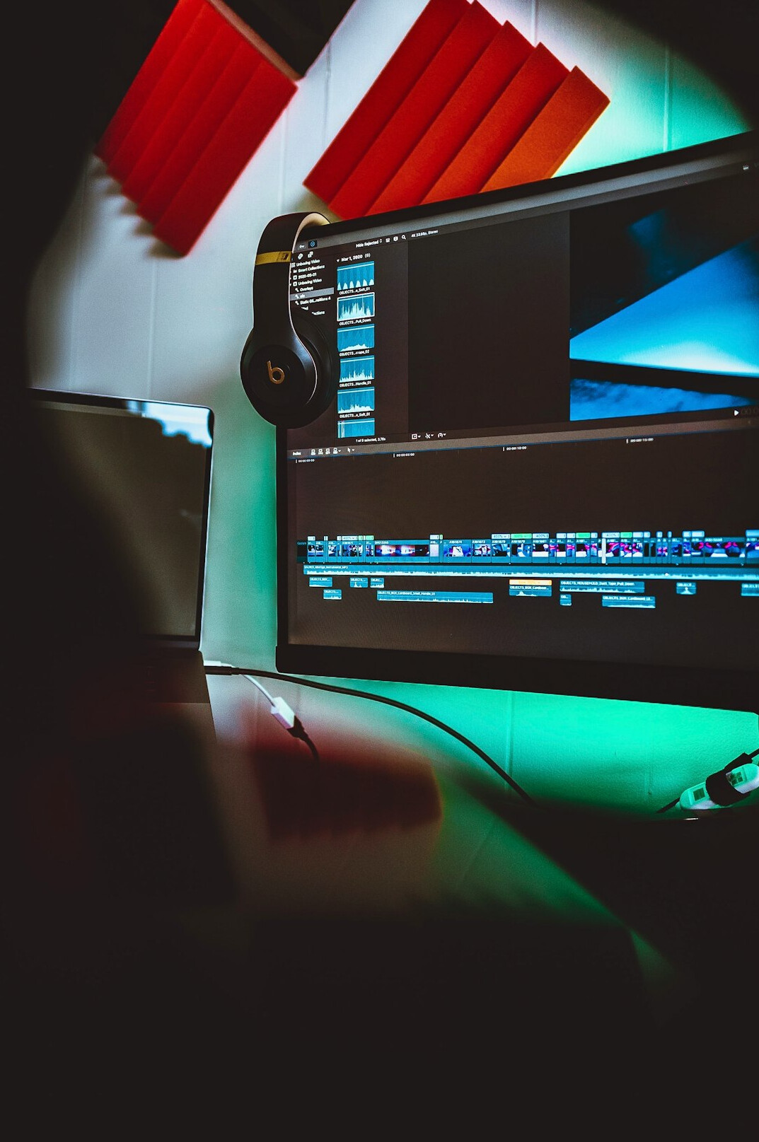 film editing workstation