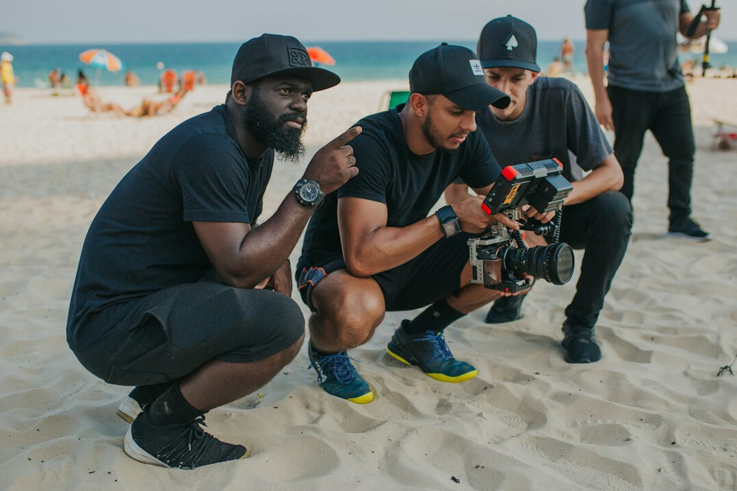 filmmaker directing scene
